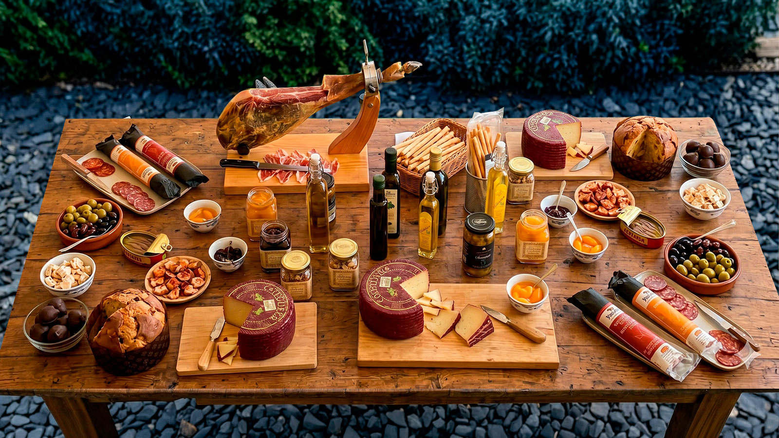 Mediterranean Gourmet Food Background